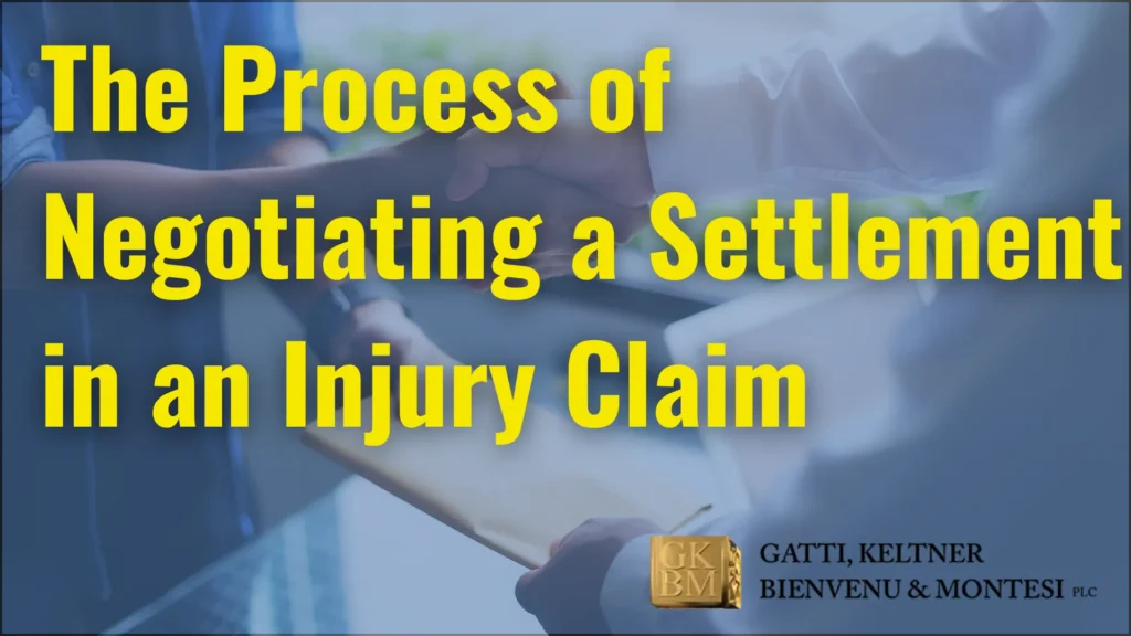 The Process of Negotiating a Settlement in an Injury Claim