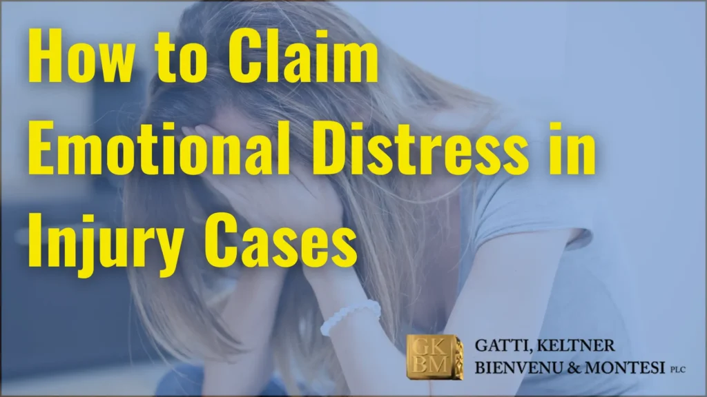 How to Claim Emotional Distress in Injury Cases